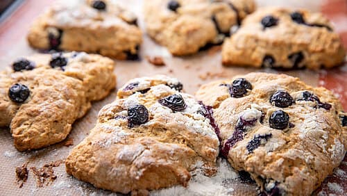 Blaubeer-Scones