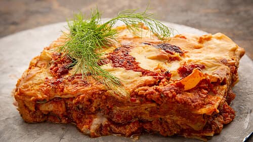 Lasagne mit Gemüse-Bolognese