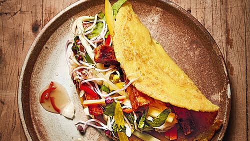 Banh Xeo – vietnamesische Reispfannkuchen