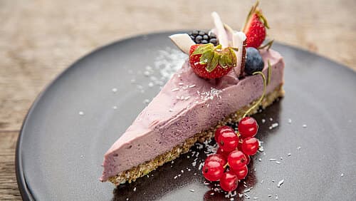 Probiotischer Beerencheesecake