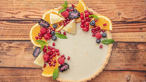 Panna Cotta Tarte