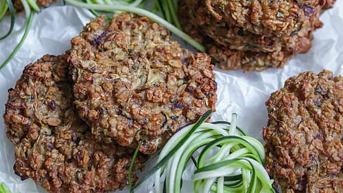 Zucchini-Hafer-Bratlinge