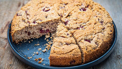 Amaranth-Kirschkuchen