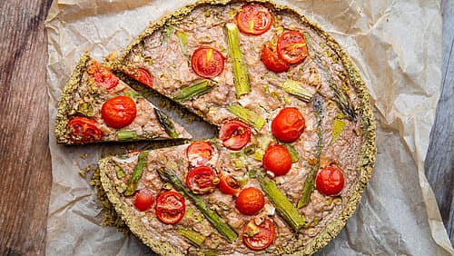 Quiche mit Gemüsefüllung