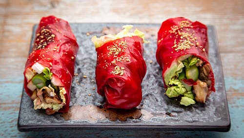 Pink Summer Rolls