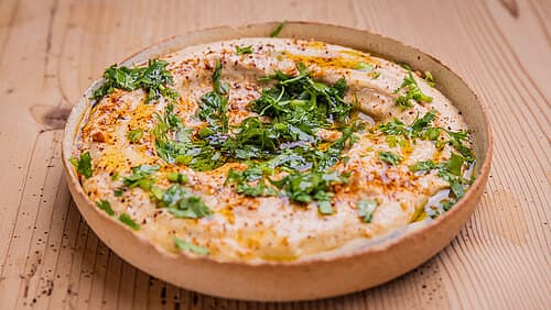 Rote-Linsen-Hummus