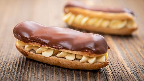 Schoko-Orangen-Eclairs