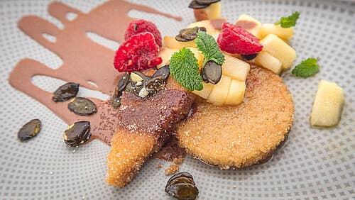 CousCous Schnitten mit Apfelröster