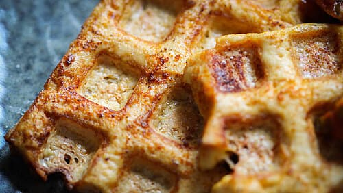 Gewaffelter Tofu