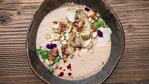 Topinambur-Pastinaken-Cremesuppe