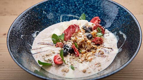 Gekeimtes Hafer-Porridge