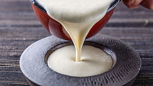 Grüner Pfeffer-Calvados-Velouté