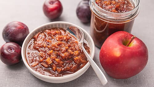 Pflaumen-Apfel-Chutney