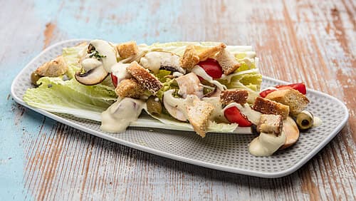 Caesar mit Dressing