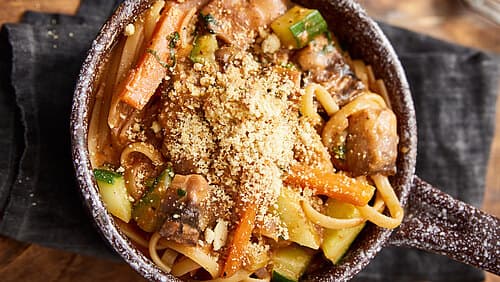 Smoky One-Pot Veggie-Linguine