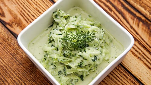 Tzatziki mit Tahinidressing