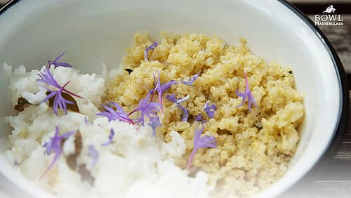 Reis und Quinoa kochen