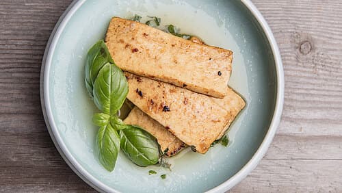 Tofu weiß als Zitronentofu