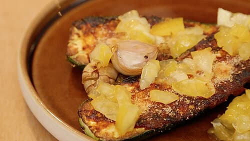 Zucchini aus dem Ofen Zucchini aus dem Ofen