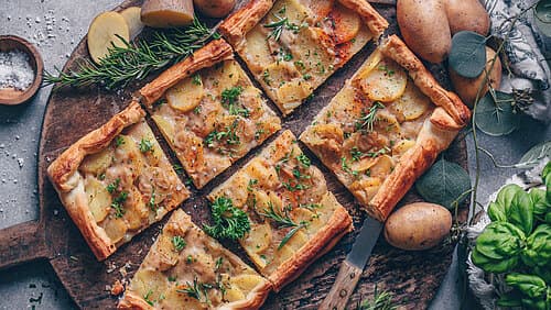 Kartoffel-Blätterteig-Tarte Kartoffel-Blätterteig-Tarte