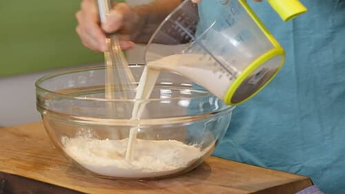 Vorspeise Teil 1: Buchweizen-Blini Vorspeise Teil 1: Buchweizen-Blini