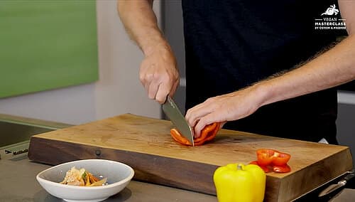Paprika schneiden Paprika schneiden