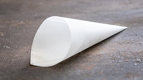 Spritztütchen drehen Spritztütchen drehen