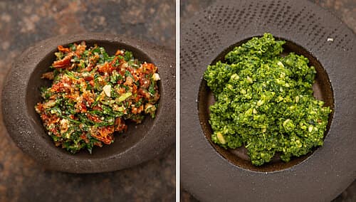 Pesto Genovese & Pesto Rosso Pesto Genovese & Pesto Rosso