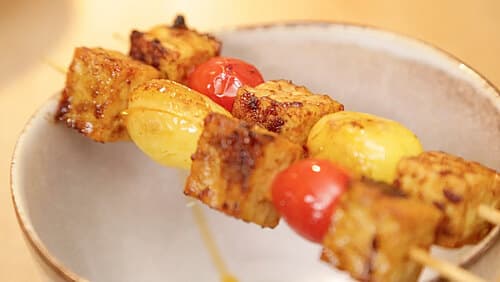 Tempeh-Schaschlik Tempeh-Schaschlik