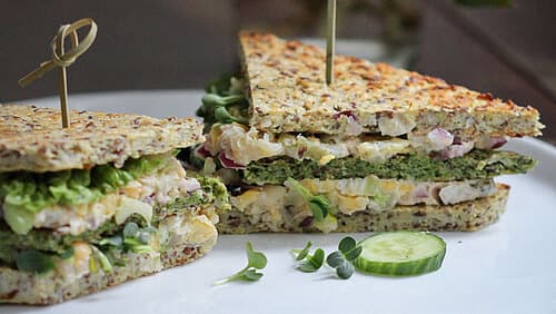 Blumenkohl-Brokkoli-Sandwich Blumenkohl-Brokkoli-Sandwich