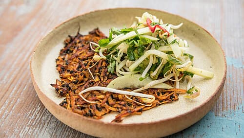 Süßkartoffel-Ingwer-Rösti Süßkartoffel-Ingwer-Rösti