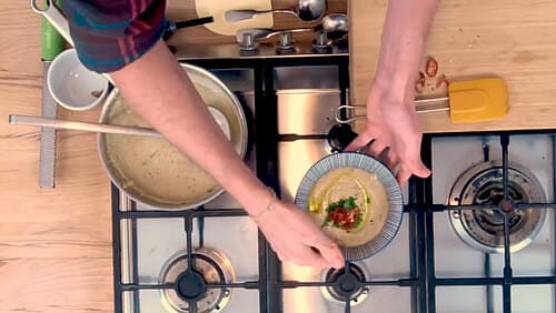 Hirse-Polenta Hirse-Polenta