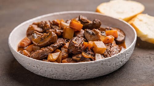 Steak au Vin (veganes Coq au Vin) Steak au Vin (veganes Coq au Vin)